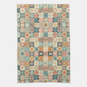 , patchwork gewatteerde look theedoek (Verticaal)