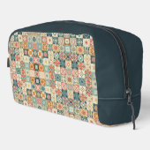 , patchwork gewatteerde look toilettasje (Rechterhoek)