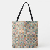 , patchwork gewatteerde look tote bag (Voorkant)