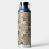 , patchwork gewatteerde look waterfles (Voorkant)