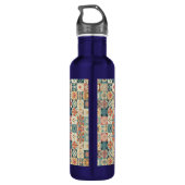 , patchwork gewatteerde look waterfles  (Achterkant)