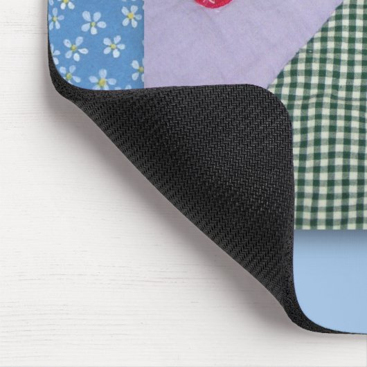 Patchwork gewatteerde mousepad muismat (Hoek)