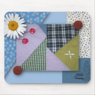 Patchwork gewatteerde mousepad muismat