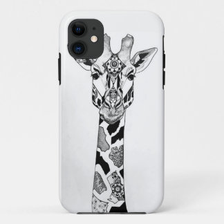 Patchwork Giraffe Telefoonhoesje iPhone 11 Hoesje