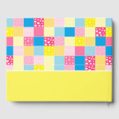 Patchwork Gold Beer, Baby shower Gastenboek (Achterkant)