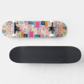 patchwork Good Vibes Skateboard (Horizontaal)