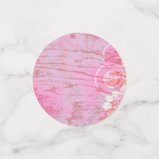 Patchwork Graffiti Wedding Confetti (Kleine voorkant)