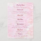 Patchwork Graffiti Wedding Program Programmakaart (Achterkant)