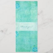 Patchwork Graffiti Wedding Program Uitnodigen Programmakaart (Achterkant)