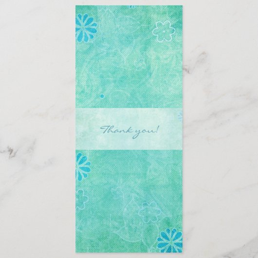 Patchwork Graffiti Wedding Program Uitnodigen Programmakaart (Achterkant)