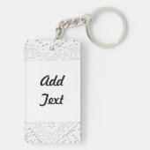 Patchwork "Grandma" op Lace Sleutelhanger (achterkant)