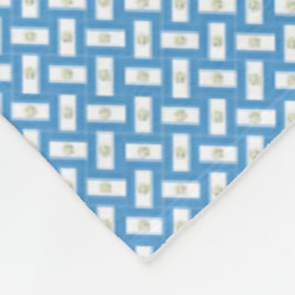 Patchwork Guatemala Vlag Patroon Fleece Deken