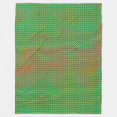 Patchwork Guyana Vlag Patroon Fleece Deken (Voorkant)