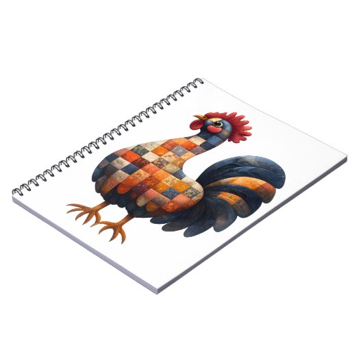 patchwork-haan-Notitieboek Notitieboek (Linkerzijde)