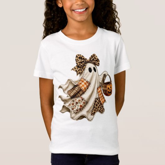 Patchwork Halloween Geest T-shirt (Voorkant)