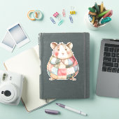 Patchwork Hamster Sticker (iPad Cover)