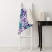 Patchwork Hart Quilt Sherpa Deken (In situ)