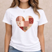 Patchwork Hart Valentijn Tri-Blend Shirt