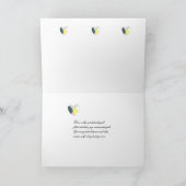 Patchwork Heart I Love You Valentijn Feestdagen Kaart (Binnen)