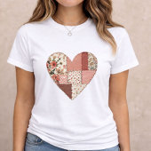 Patchwork Heart Valentine Tri-Blend Shirt