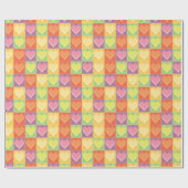 Patchwork Hearts Cadeaupapier (Vlak)