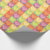 Patchwork Hearts Cadeaupapier (Hoek)