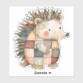 Patchwork Hedgehog Sticker (Vel)