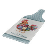 Patchwork Hen en Blue Polka Dots Snijplank (Hoek)