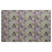 Patchwork Hexagons Paars en Green Stof (Yard (91,4 cm))