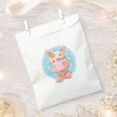 Patchwork Hippo Blue Bedankzakje (Geknipt)