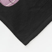 Patchwork-hond Roze Lint Borstkankerbewustzijn Fleece Deken (Hoek)