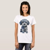 Patchwork Hond T-shirt (Voorkant volledig)