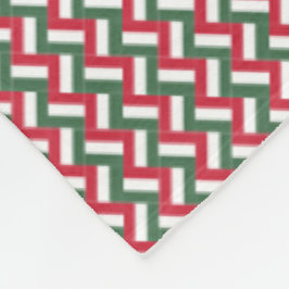 Patchwork Hongarije Vlag Patroon Fleece Deken