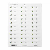 Patchwork Horse #3 Adres Label (Full Sheet)