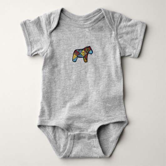 Patchwork Horse Romper (Voorkant)