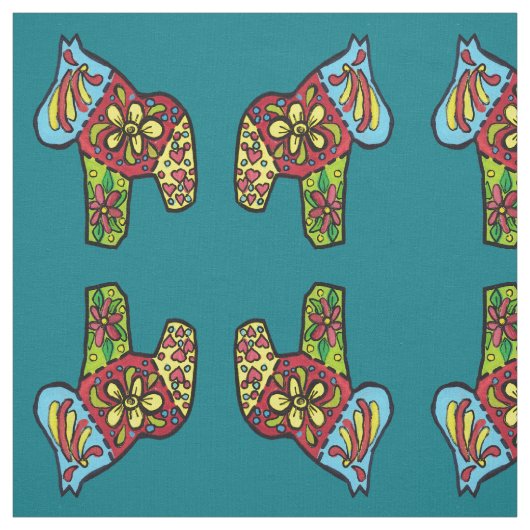 Patchwork Horses Stof (Swatch)