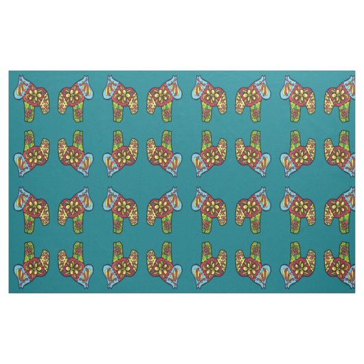 Patchwork Horses Stof (Fat Quarter)