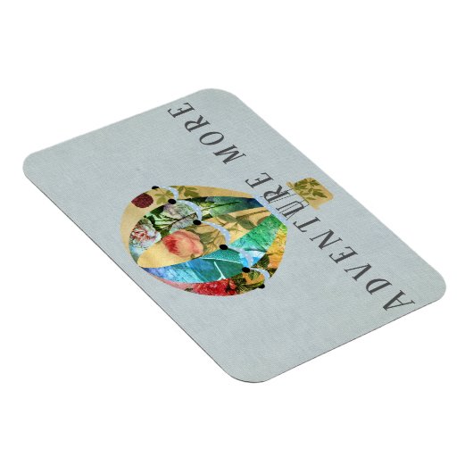 Patchwork Hot Air-ballon Magneet (Rechterzijde)