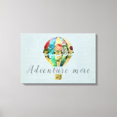 Patchwork Hot Air Baloncanvas afdrukken (Voorkant)