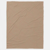 Patchwork Iran Vlag Patroon Fleece Deken (Voorkant)