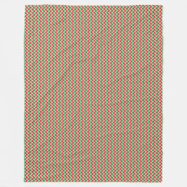 Patchwork Iran Vlag Patroon Fleece Deken