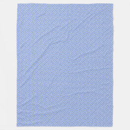 Patchwork Israël Vlag Patroon Fleece Deken