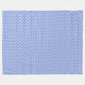 Patchwork Israël Vlag Patroon Fleece Deken (Voorkant (Horizontaal))