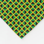 Patchwork Jamaica Vlag patroon Fleece Deken (Hoek)