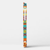 patchwork-kantelpatroon. decoratief Case-Mate iPhone case (Achterkant / Links)