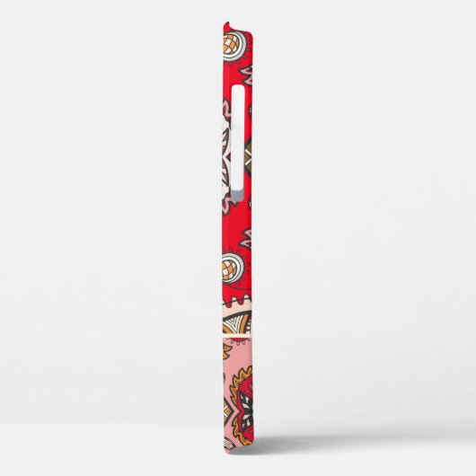 patchwork-kantelpatroon. decoratief Case-Mate iPhone case (Achterkant / Links)