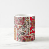 patchwork-kantelpatroon. decoratief koffiemok (Center)