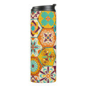  patchwork-kantelpatroon.  decoratief thermosbeker (Gedraaid links)