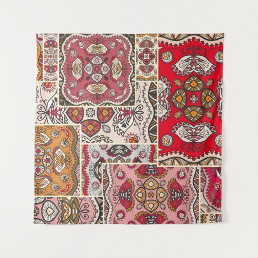  patchwork-kantelpatroon.  decoratief wandkleed (Voorkant)