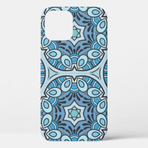patchwork-kantelpatroon. Handgetrokken decora Case-Mate iPhone Case